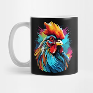 Colorful Rooster Mug